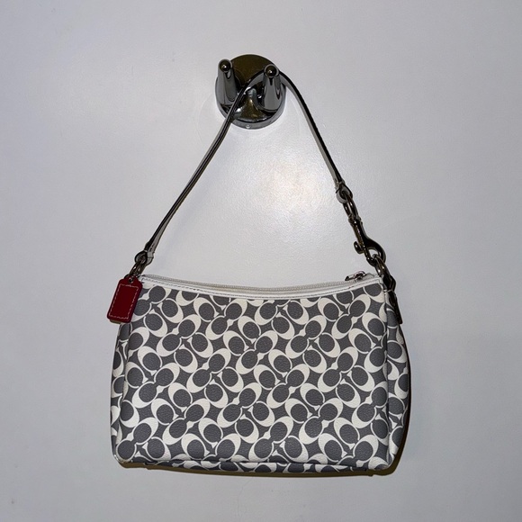 Coach Heritage Pink Stripe Mini Purse - Picture 2 of 11